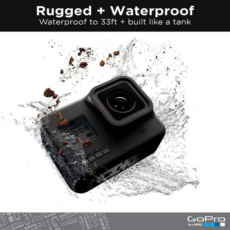 GoPro HERO8 Black 4K Waterproof Action Sports Camera - Walmart.com