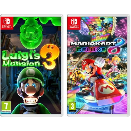 Luigi's Mansion 3 and Mario Kart 8 Deluxe Bundle - Nintendo Switch