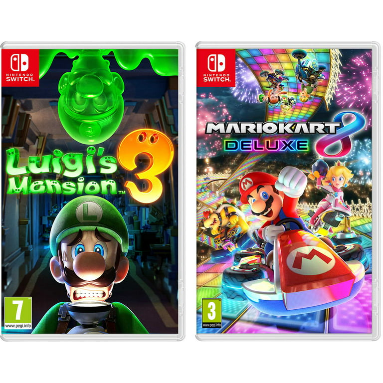 Luigi's Mansion 3 and Mario Kart 8 Deluxe Bundle - Nintendo Switch