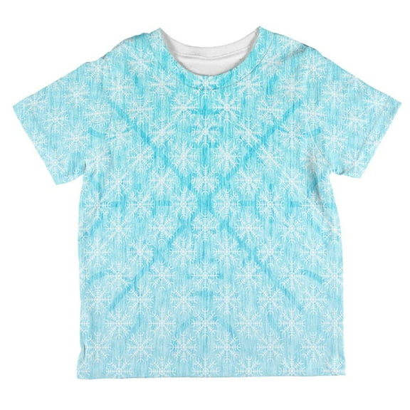 Christmas Viking Helm of Awe Snowflakes All Over Toddler T Shirt Multi 6T