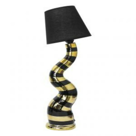 Lampara De Mesa Buro Dorada Exclusiva Moderna 60 Cm Grande