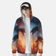 thumbnail image 2 of Balery Red And Blue Fire Cloud Dragon Sudadera ligera de manga larga con capucha y protección solar UPF 50+ para hombre y mujer, ideal para pesca y running-Small, 2 of 7