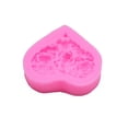 thumbnail image 2 of Injueey Molde de pastel de silicona con flor de rosa, molde de Fondant de corazón, moldes de decoración para hornear, horno resistente al calor para Cocina y Comedor Injueey HA075112-00B, 2 of 6