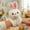 White, variant on White Bunny Plush Toy, Stuffed Animal with Clip, 7.87 Inch Rabbit Doll, Cute Gift for Girls and Women, Soft Clip On Plushie