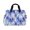 Blue and Purple Rhombus Shapes, variant on 16" Laptop Briefcase for Work Travel Laptop Shoulder Bag Carrying Handbag Laptop Case Indigo Blue Tie-dye Pattern