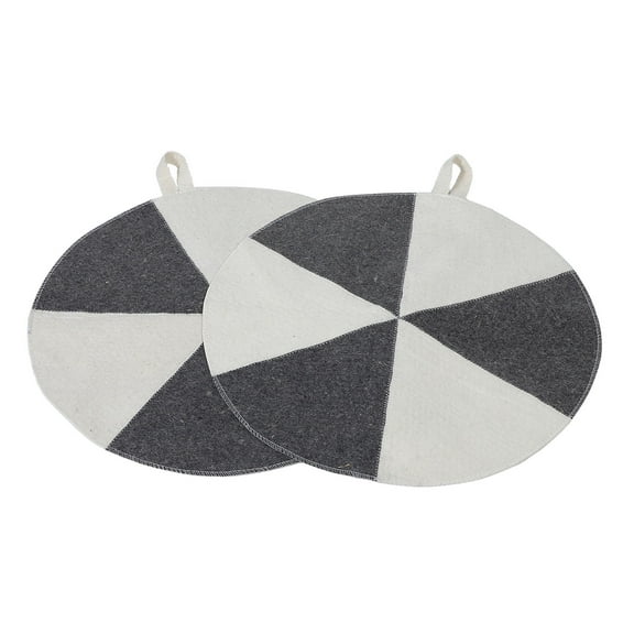 SEWCHICS 2Pcs Felt Sauna Bath Mat Ideal for Sauna Room with Heat Insulation Functionality