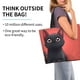 thumbnail image 2 of Fotbe Cute Black Kitten Cartoon Bolsa Tote Estética de Lona con Estampado para Mujer - Bolsa Reutilizable de Hombro Casual para Vacaciones, Compras, Trabajo y Gimnasio, 2 of 8