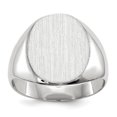 thumbnail image 1 of 14K White Gold Signet Ring, 1 of 5