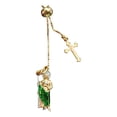 thumbnail image 2 of Pulsera Ajustable oro laminado 18k, dijes San Judas tadeo y cruz, 2 of 7