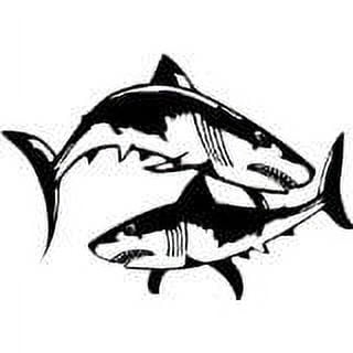 Sharks Animal Picture Art Kids Boys Bedroom Home Decor Sticker - Vinyl Wall Decal