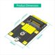 thumbnail image 4 of Adaptador MSATA una M.2(NGFF) Clave B para Adaptador de Tarjeta SSD 2230/2242 para PCS Multisistema, 4 of 5
