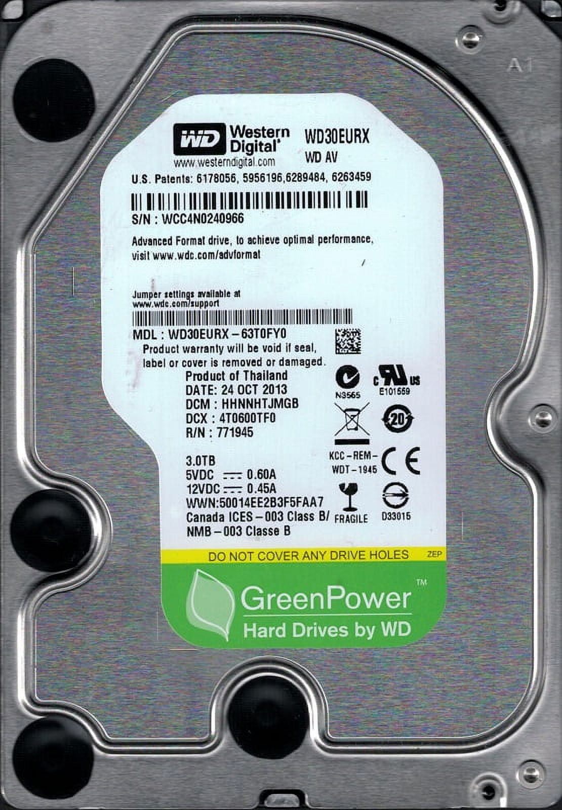 WesternDigital｜WD30EFRX- 68EUZN0 WD Red 3.0TB SATA HDD｜1台 良品 22S5｜同梱不可 : WD30EFRX-68EUZN0, DCM HARNHTJMA, Western Digital 3TB
