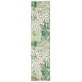 thumbnail image 3 of SAFAVIEH Madison Seanan Abstract Runner Rug, Green/Ivory, 2'2" x 12', 3 of 10