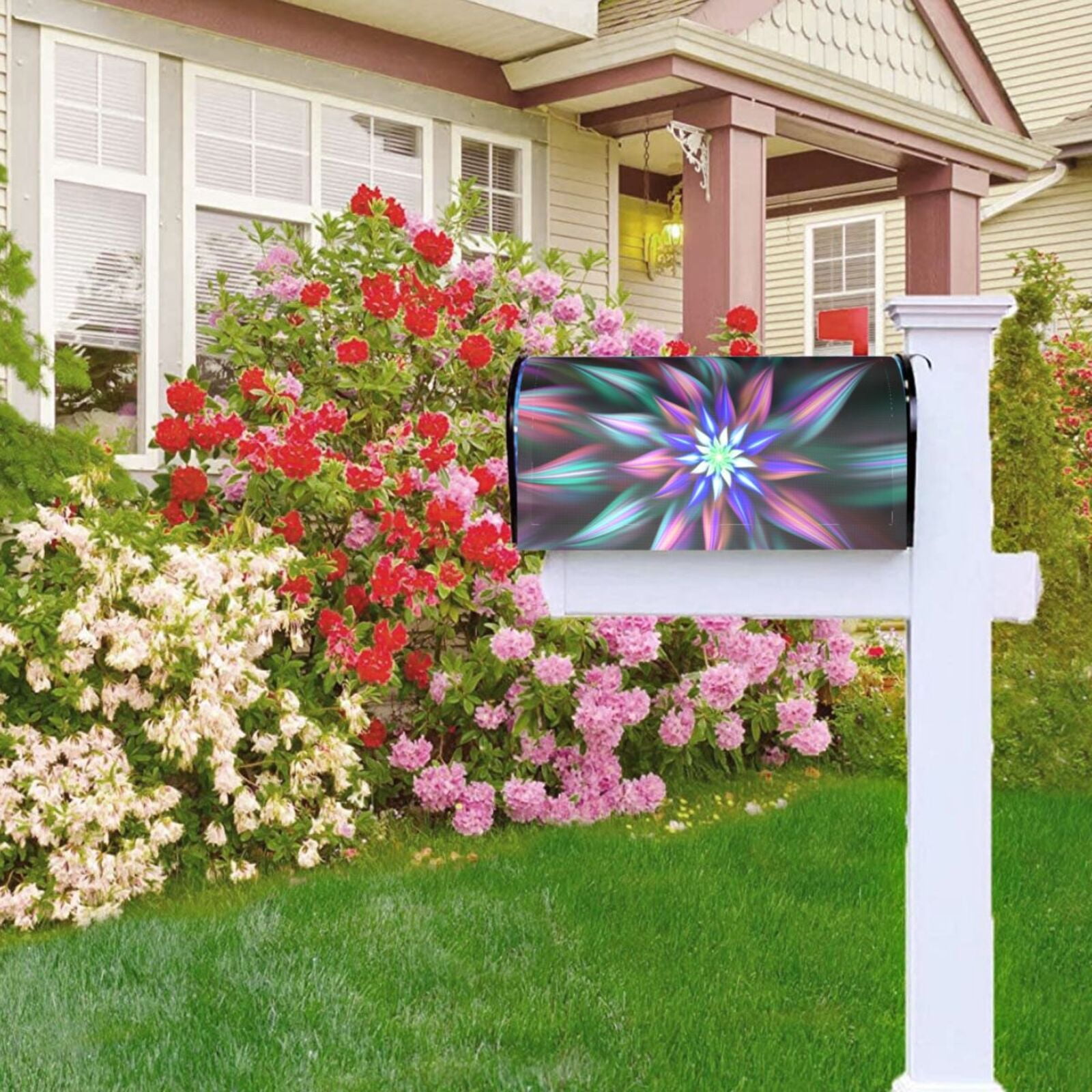 Kdxio Magnetic Mailbox Cover 21x18 in Mailbox Cover Outdoor Decoration Holiday Mailbox Covers for Home Garden Yard-21x18 in