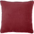 thumbnail image 1 of Coussin Moderne en Velours Rouge 16 x 16 Po., 1 of 1