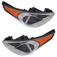 thumbnail image 3 of New Pair Of Halogen Headlights Compatible With Hyundai Veloster Turbo R-Spec Hatchback 1.6L 2012 2013 2014 2015 2016 2017 By Part Number Hy2503168 Hy2502168, 3 of 3