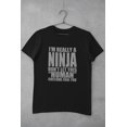 thumbnail image 5 of Halloween Human Ninja Costume Mens T Shirt, 5 of 5