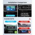 thumbnail image 7 of Podofo 2G+64G 10.1 Inch Car Radio Stereo for Mitsubishi Lancer 2008 2009 2010 2011-2017, Android 15.0 Carplay Android Auto Mirror Link EQ Touch Screen GPS Navigation WiFi BT FM Backup Camera, 7 of 7