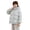 Light Blue, variant on Kids Thickened Hooded Puffer Jacket, Boys & Girls Warm Winter Coat with Thermal Insulation, Casual Outdoor Snowwear for Extreme Cold Weather Protection Black