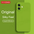 thumbnail image 2 of For iPhone16 YIYONG Silky Liquid Silicone Soft Cover For iPhone 16 15 14 12 13 Pro Max iPhone15 Plus iPhone13 Mini SE Phone Case Red For iPhone 12, 2 of 6