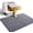 Dark Grey, variant on Litter Mat, 24"x20" Litter Mat with Litter Lock Mesh, Soft Litter Mat Litter Trapping Mat, Easy to Clean, Non-Slip, Water Resistant, Litter Free Floors, Dark Blue