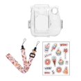 thumbnail image 1 of Camera Case Shock-proof Waterproof with Shoulder Strap Camera Transparent Storage Shell with Photo Bag for Instax Mini 7, 1 of 10