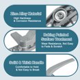 thumbnail image 4 of 1Pcs Casement Window Locking Handle, Zinc Alloy Locking Handle Grasp Grip Right Hand for Windows, Silver Gray, 4 of 7