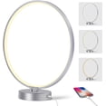 thumbnail image 2 of Light Therapy Lamp - 2 in 1 Desk Lamp 10000 Lux Sun Lamp with Dual Controls, 4 Timer, Dimmable, 3 Color Temperatures - Artificial Sunlight Happy Light Box, 2 of 5
