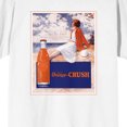 thumbnail image 2 of Orange Crush Woman On Seashore Men's White T-shirt-Medium, 2 of 4