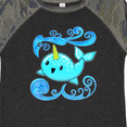 thumbnail image 4 of Inktastic Cute and Playful Narwhal Boys or Girls Toddler T-Shirt, 4 of 5