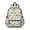 Dinosaur and Pineapple White Pattern, variant on Black Cartoon Dinosaurs Rawr Pattern Cute School Backpack with Padded Back and Adjustable Shoulder Straps 13.4"x11"x4.7"
