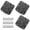 Black, variant on 3.5 Inch Ball Bearing Door Hinges 3 Pack, Stainless Steel Rounded Door Hinges, 5/8 Radius Silver Stainless Steel Interior Door Hinge, Replacement Door Interior Metal Hardwares