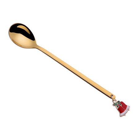 

✪ Coffee Spoon Mixing Scoops Stirring Spoons Stainless Steel Spoon Christmas Gift