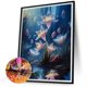 thumbnail image 5 of Pintura de diamante 5D DIY Kit de lirio de taladro redondo completo decoración del hogar arte artesanal 30x40cm, 5 of 9