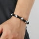 thumbnail image 2 of Pulsera de cuentas con forma de fútbol para hombre, regalo, accesorio de moda, 2 of 8