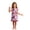 Hot Pink, variant on Leey-World Halloween Toddler Pajamas Girls Cute Halloween Nightgown Dress Flutter Short Sleeves 2-10 Years Soft Casual Dress