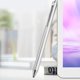 thumbnail image 3 of Stylet en tissu pour smartphones et tablettes Samsung Tab/LG/Huawei/Xiaomi (iPad 2018) (argent), 3 of 4