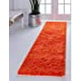 thumbnail image 3 of Unique Loom 3140795 2 Pi 6 Po x 13 Pi Solide Shag Runner Tapis&44; Tigre Orange, 3 of 5