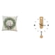 thumbnail image 1 of Funda de almohada festiva con números y diseño de adorno acrílico, reloj de pared silencioso, cojín para decoración de sofá, oficina y hogar., 1 of 8