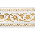 thumbnail image 2 of Gold on French White Floral Chair Rail 94 Inch, 2 of 5