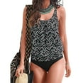 thumbnail image 1 of Women Tankini Swimsuit Tummy Control Top With Shorts Two Piece Bathing Suit, 1 of 6