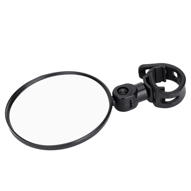 Bicycle Rear View Mirror, Wide View Angle Black Bike Back View Mirror, Bike Accessory 15-35mm Handlebar Handlebar Back View Morror, Road Bike for Motor Bike