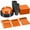 Halloween, variant on Exquisite 350 Piece White Plastic Disposable Party Plates & Tableware Combo Set