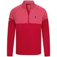 thumbnail image 2 of Men's Levelwear Red Los Angeles Angels Classic Stripes Insignia 2.0 Pullover, 2 of 3