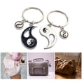 thumbnail image 2 of LICEWO Stylish Yin Yang Keychain Set Puzzle Matching Pendant Keyrings for Men and Women, 2 of 9