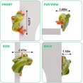 thumbnail image 4 of 3D Peep Frog Funny Car Stickers Rearview Mirror Computer Ornaments, 4 of 5