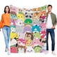 thumbnail image 1 of Squishmallows anti-pilling, suave, ligera, esponjosa y acogedora de lujo para hogar y cocina – Perfecta para niños y adultos,130X150cm, 1 of 6