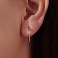 thumbnail image 4 of Starry Clip-On Earrings  925 Sterling Silver Minimalist Elegant Everyday Wear, 4 of 9