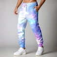 thumbnail image 5 of Pantalon Décontracté à Imprimé Galaxie pour le Quotidien avec Coupe Extensible Confortable, Pantalon pour Homme au Design Spatial pour un Style de Rue au Quotidien, 5 of 5