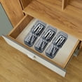 thumbnail image 5 of RXIRUCGD Drawer Organizer Tray Flatware Holder, Household Kitchen Drawer Storage Box Retractable Partition Tableware Storage Box Desktop Clear Plastic Dividers For Utensils Tableware And More, 5 of 9